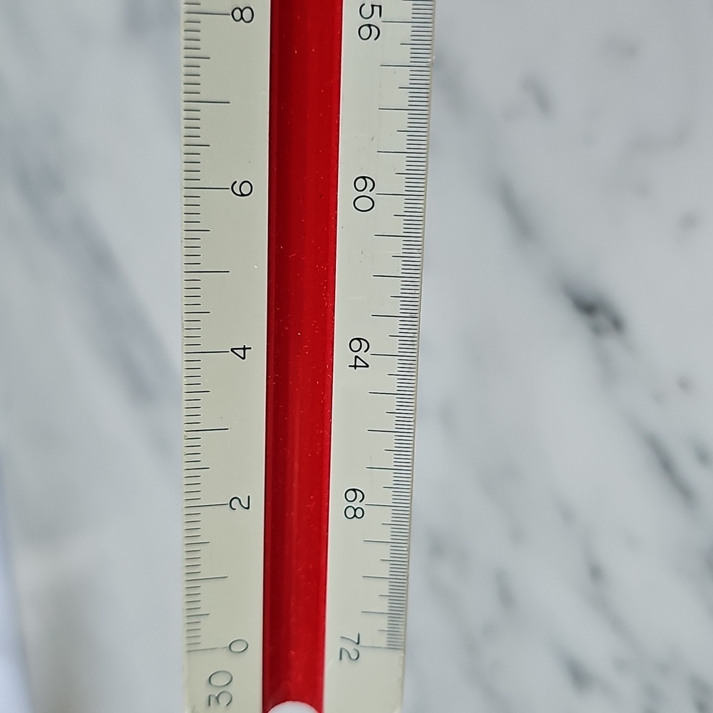 Sun Hemmi Vintage Triangular Scale Ruler - Picture 8 of 13